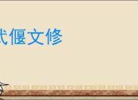 武偃文修