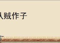 认贼作子