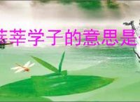 莘莘学子的意思是什么