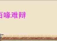 百喙难辩