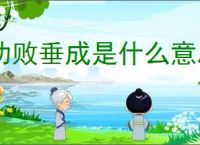 功败垂成是什么意思