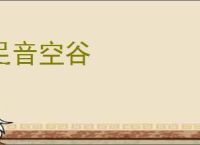 足音空谷