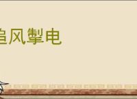 追风掣电
