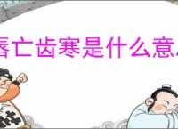 唇亡齿寒是什么意思