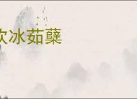 饮冰茹蘖