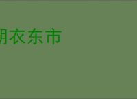 朝衣东市