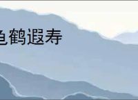 龟鹤遐寿
