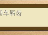 辅车唇齿