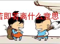 若即若离什么意思