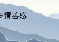 多情善感