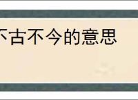 不古不今的意思