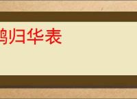 鹤归华表