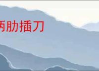 两肋插刀