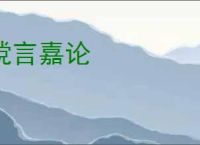 谠言嘉论