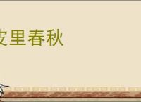 皮里春秋