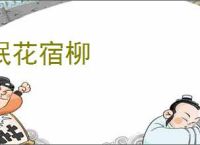 眠花宿柳