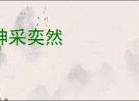 神采奕然