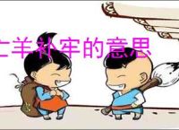 亡羊补牢的意思