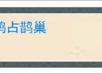鸠占鹊巢