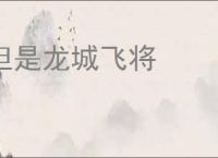 但是龙城飞将