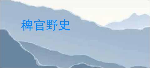 稗官野史