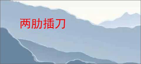 两肋插刀