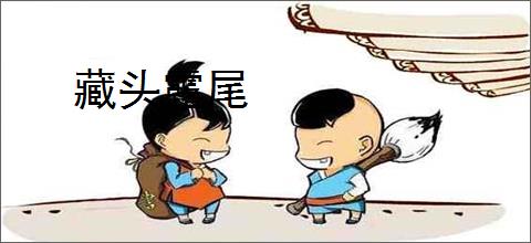 藏头露尾