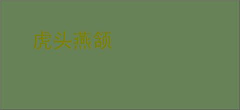 虎头燕颔