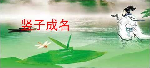 竖子成名