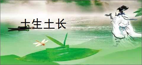 土生土长