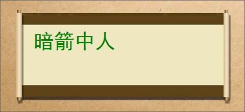 暗箭中人