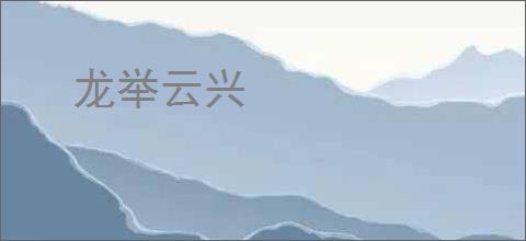 龙举云兴